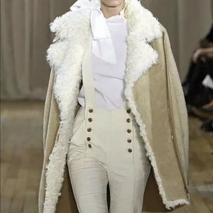 Ulla Johnson Hayden Shearling Mongolian Fur Coat